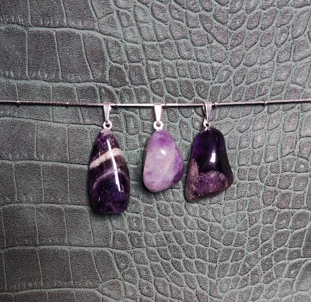 Pendentif Améthyste roulée