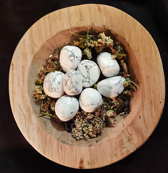 Pierre roulée Howlite