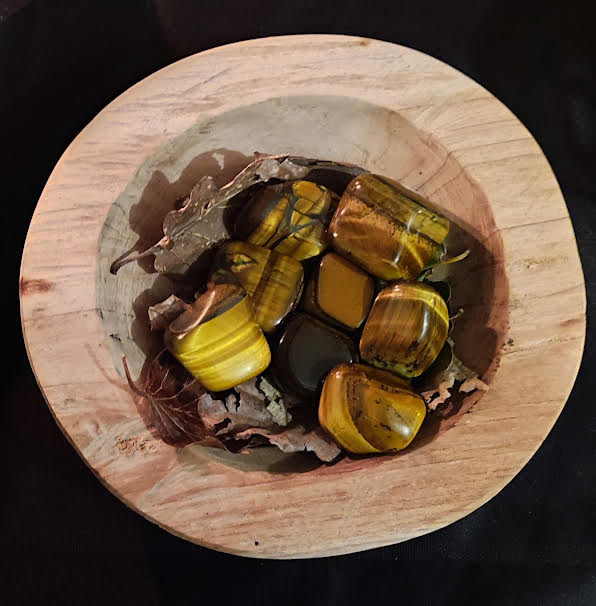 Pierre roulée Œil de Tigre